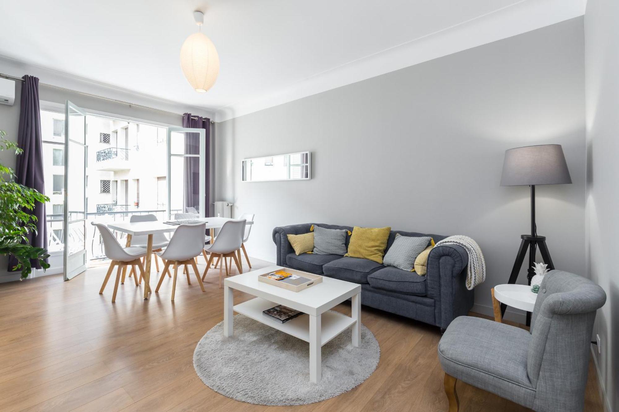 Ultra Central Large 2 Bdr Near Massena Square Nice Bagian luar foto