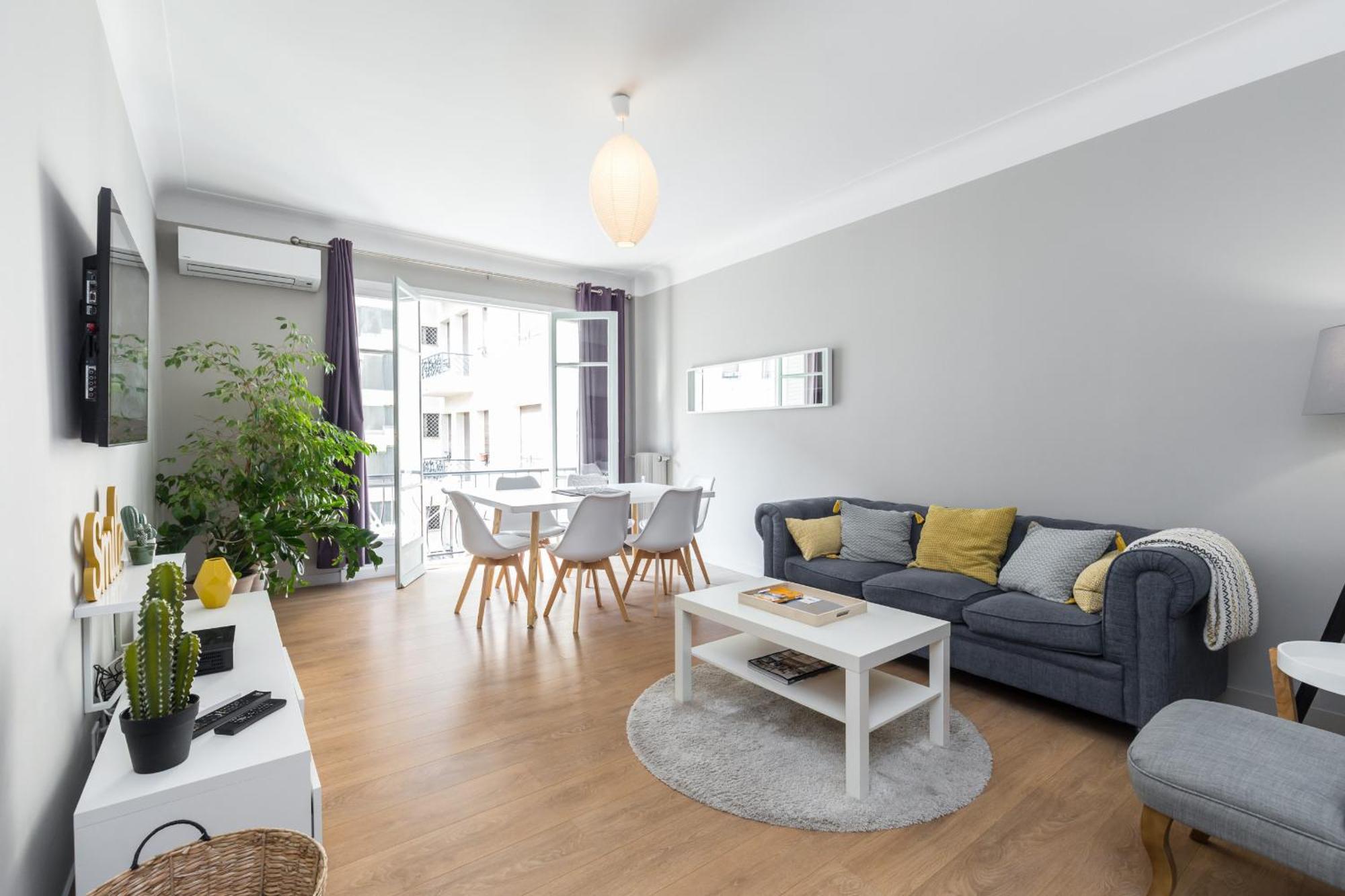 Ultra Central Large 2 Bdr Near Massena Square Nice Bagian luar foto
