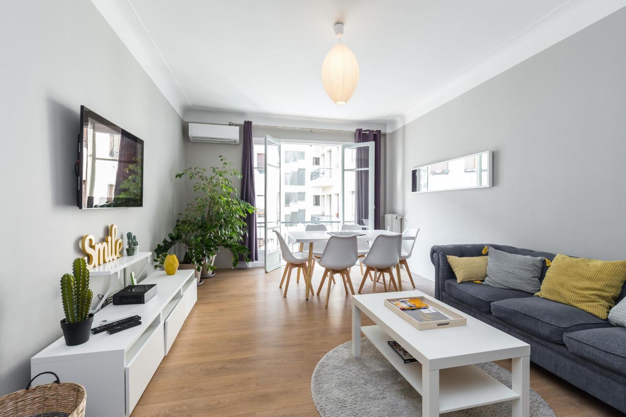 Ultra Central Large 2 Bdr Near Massena Square Nice Bagian luar foto